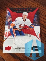 2019-20 Trilogy Premieres Level 1 Red Foil 069/499 Oliver Wahlstrom #66 Rookie RC