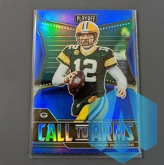 Aaron Rodgers 2021 Playoff Blue Call to Arms #CA-ARO Green Bay Packers