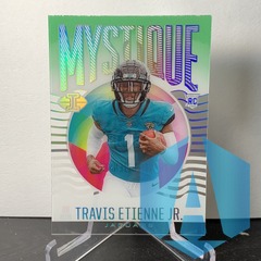 2021 Panini Illusions Mystique Acetate Emerald #MY-14 Travis Etienne Jr Rookie