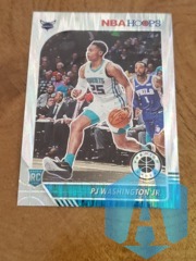 2019-20 NBA Hoops Premium Stock FLASH Prizm PJ Washington #209 Rookie RC Hornets