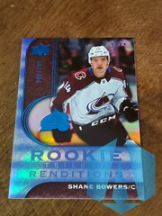 2020-21 Upper Deck Trilogy Renditions Blue 306/399 Shane Bowers #RR-21 Rookie