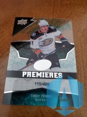 2018-19 Upper Deck Ice Troy Terry #110 Ice Premieres Rookie 115/499
