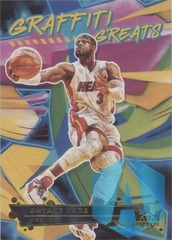 2021-22 Panini Court Kings Graffiti Greats Dwyane Wade #21 Miami Heat