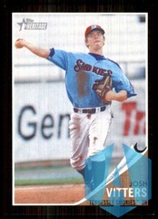 2011 Topps Heritage Minors Black Border Josh Vitters 45/62 Tennessee Smokies