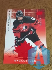 2021 Upper Deck Team Canada Juniors Exclusives 010/250 Chase Stillman #78