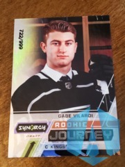 2020-21 UD Synergy Journey Draft 722/999 Gabe Vilardi #RJ-GV Rookie
