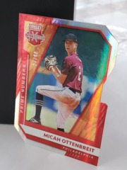 2021 Elite Extra Edition #114 Micah Ottenbreit 27/90 Prime Numbers Die Cut