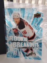 2010-11 Upper Deck Die Cut Acetate Rookie Breakouts #RB20 Jacob Josefson 056/100