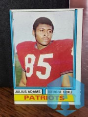 1974 Topps Julius Adams #171 New England Patriots