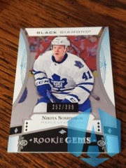 2016-17 Upper Deck Black Diamond Gems 252/399 Nikita Soshnikov #RG-NS Rookie RC