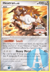 Heatran - 30/146 - Rare - Regional Championship Promo