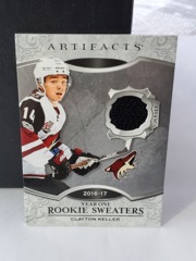 2018-19 Upper Deck Artifacts Year One Rookie Sweaters Clayton Keller #RS-CK