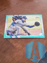 2021 Topps Chrome Aqua Wave 146/199 Cavan Biggio #128