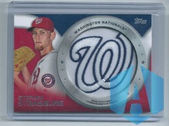 2014 Topps Commemorative Patch #CP-15 Stephen Strasburg