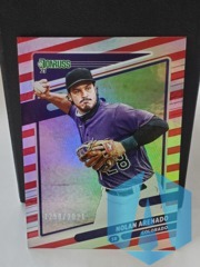 2021 Panini Donruss Nolan Arenado #146 Candy Striped Holofoil 1258/2021 Colorado Rockies
