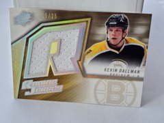 2004-05 Upper Deck SPx Kevin Dallman #138 Rookie Jersey 15/25 Bruins