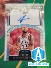 2017-18 Panini Cornerstones Keystone Signatures /49 Fred VanVleet #KS-FVV Auto