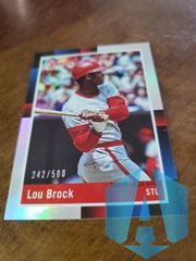 2022 Panini Donruss Retro 1988 Career Stat Line 242/500 Lou Brock #277