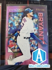 2019 Bowman Platinum Kris Bryant Pink Parallel /199