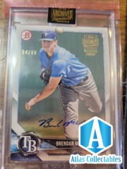 Brendan Mckay 2021 Topps Archives 2018 Bowman Auto /60