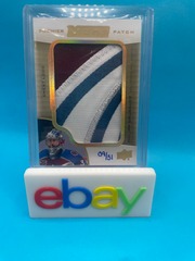 Philipp Grubauer Upper Deck Premier 2020-21 Chest Logo Mega Patch 09/31