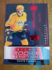 2019 Upper Deck Trilogy Renditions Red Foil 786/799 Dante Fabbro #RR-18 Rookie
