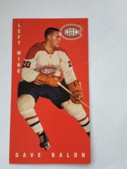 1994 Parkhurst Tall Boys #68 Dave Balon Canadiens *creased*