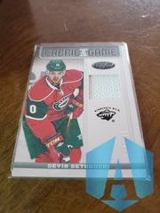 2012-13 Certified Fabric of the Game 141/299 Devin Setoguchi #FOG-DSE