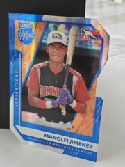 2021 Elite Extra Edition Aspirations Die-Cut 03/96 Manolfi Jimenez #198