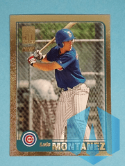 2001 Topps 50 Years GOLD RC Luis Montanez Chicago Cubs #T233 0203/2001