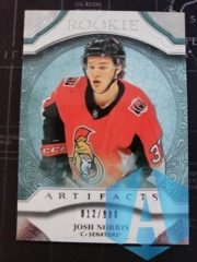 2020-21 Upper Deck Artifacts Rookies /999 Josh Norris #174 Rookie RC