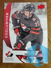 2019 Upper Deck Team Canada Juniors Exclusives 134/250 Dylan Holloway #10