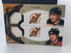 2010-11 SPx Winning Combos Patrik Elias & Jason Arnott Dual Jerseys #WC-AE