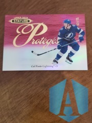 2020-21 Upper Deck Stature Proteges Red 42/75 Cal Foote #P-15 Rookie RC
