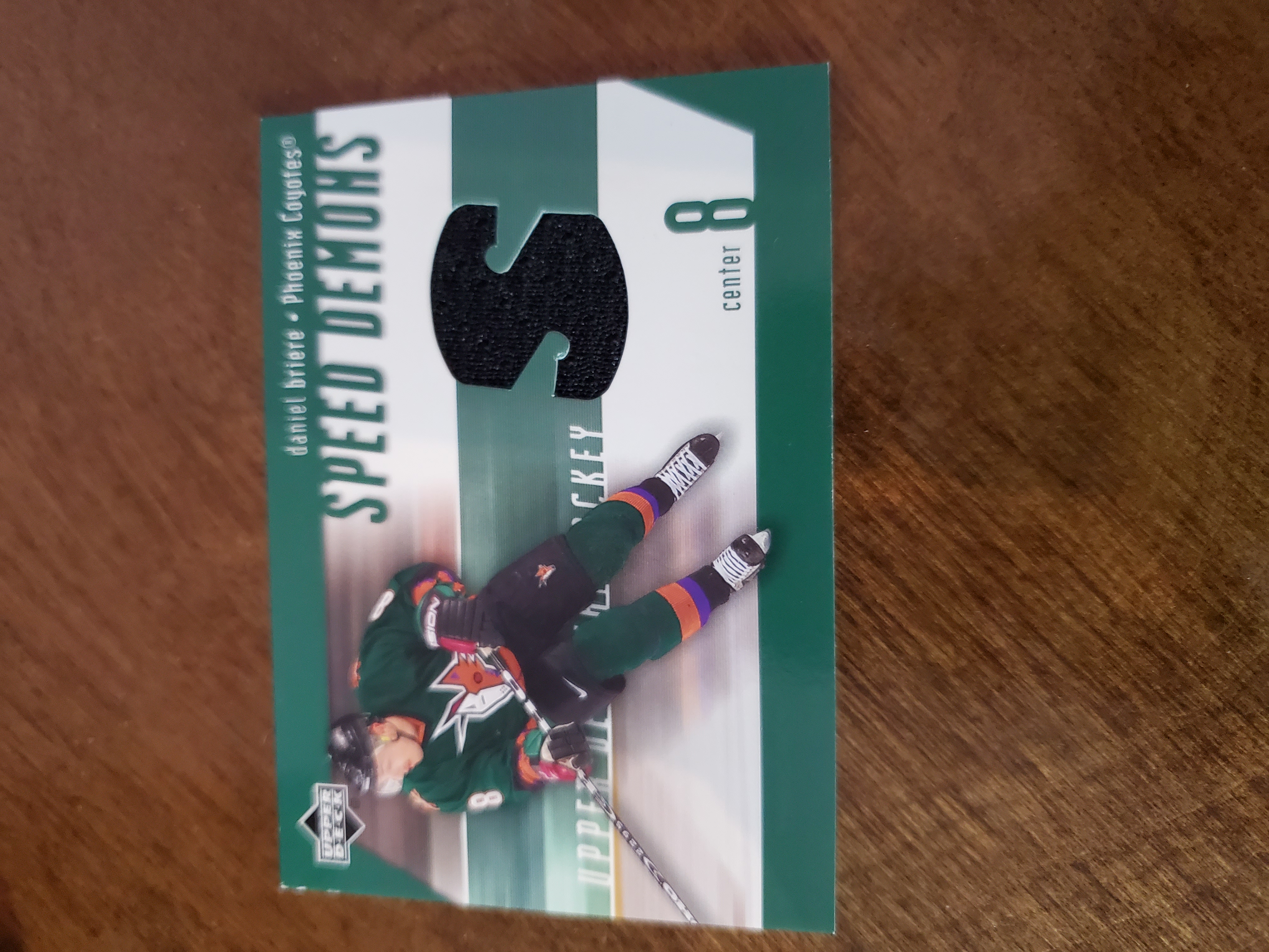 2002-03 Upper Deck Daniel Briere Speed Demons Jersey Card #SD-DB
