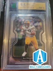 2020 Panini Prizm Rookies AJ Dillon #364 MNT 9.5 MINT Rookie RC Graded B