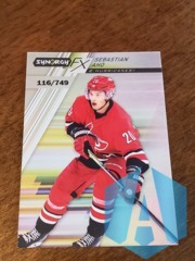 2020-21 Upper Deck Synergy SEBASTIAN AHO #FX-20 FX Parallel 116/749