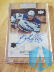 2018-19 Upper Deck Clear Cut Rookies Brett Howden #CCR-BH Auto RC