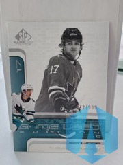 2022-23 SP Game Used 2001-02 Retro Rookies #R-41 Thomas Bordeleau 942/999