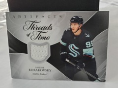 2023-24 UD Artifacts Threads Of Time Andre Burakovsky #TT-AB Jersey Seattle