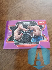 2022 Panini Prizm UFC Conor McGregor PURPLE REFRACTOR 128/149 #39 Ireland