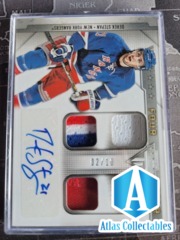2013-14 Panini Titanium - Derek Stepan Quad Patch Auto /10 TEN