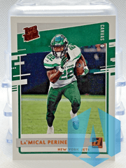 2020 Panini Donruss LA'MICAL PERINE #340 Canvas Rated Rookie RC Jets