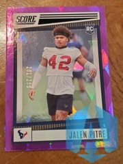2022 Panini Score Jalen Pitre #368 Purple Cubic 281/299