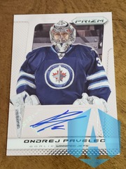 2013-14 Panini Prizm Ondrej Pavelec #A-OP Auto