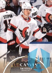 2021-22 Upper Deck Canvas #C177 Tim Stutzle Ottawa Senators