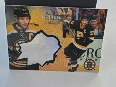 2021-22 UD Extended Series SPx Finite #SF-5 Patrice Bergeron 78/99 Boston Bruins