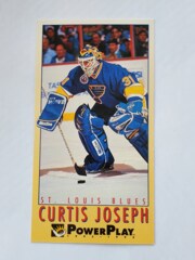 1993-94 Fleer Power Play Tall Boys #213 Curtis Joseph St. Louis Blues *see pic*