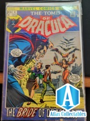 The Tomb of Dracula Comic Book #4 Marvel Comics 1972