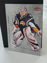 2009-10 Fleer Ultra Rookie Jhonas Enroth #221 Sabres